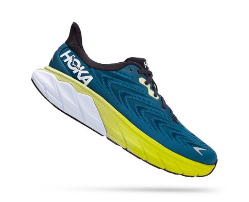 Hoka Arahi 6 Blue Graphite Blue Coral
