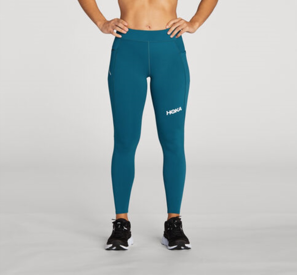 Hoka Performance Tight Blue Coral