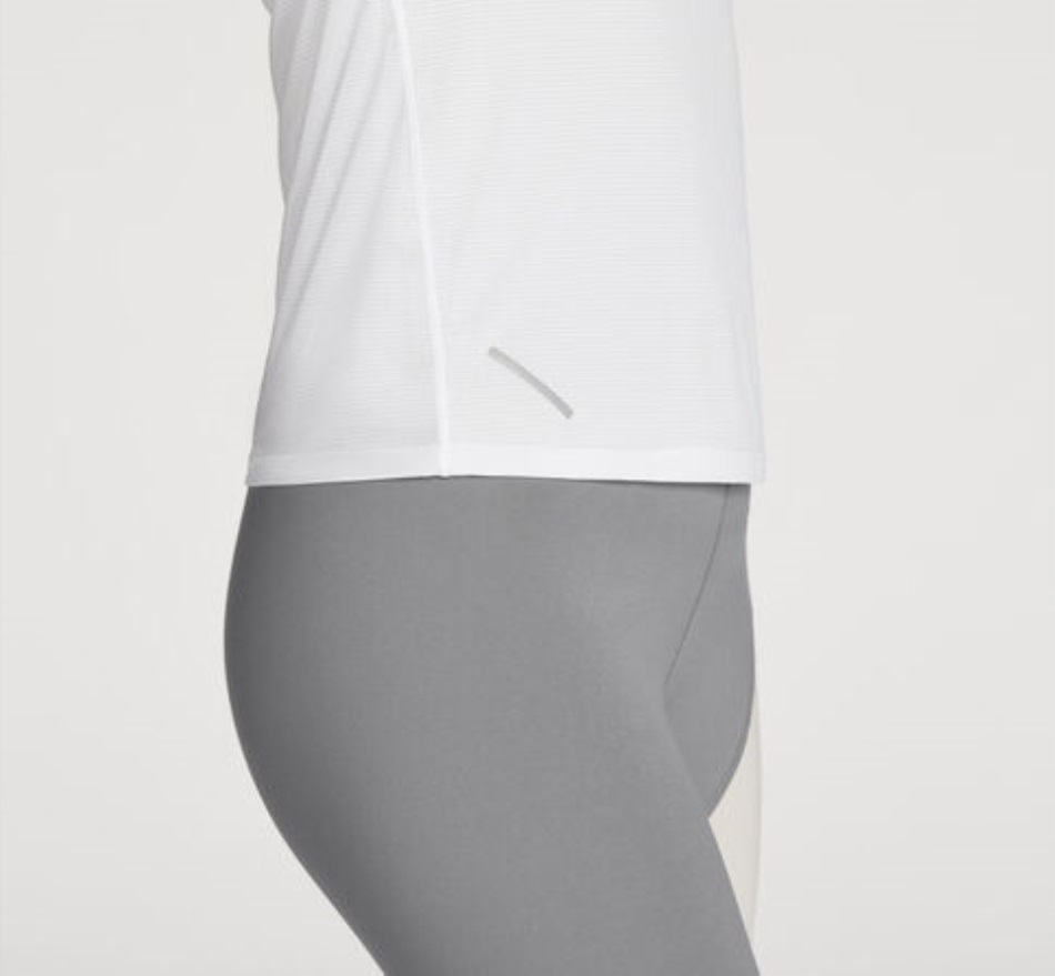 Hoka Glide Short Sleeve White
