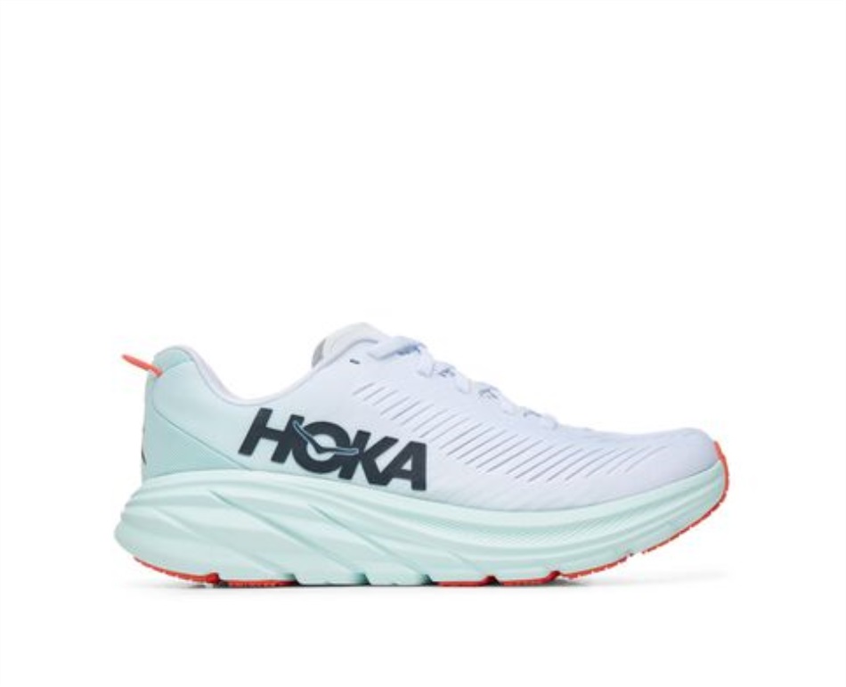 Rincon 3 Hoka White Blue
