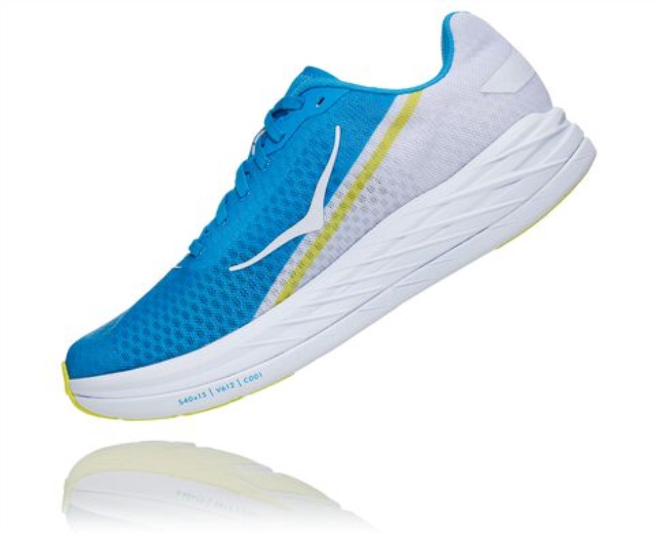 Rocket X Hoka White Diva Blue
