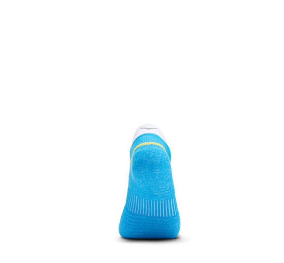 No-Show Run Sock Hoka Diva Blue Citrus