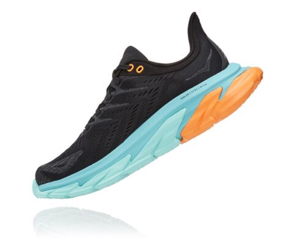 Hoka Clifton Edge Black Aquarelle