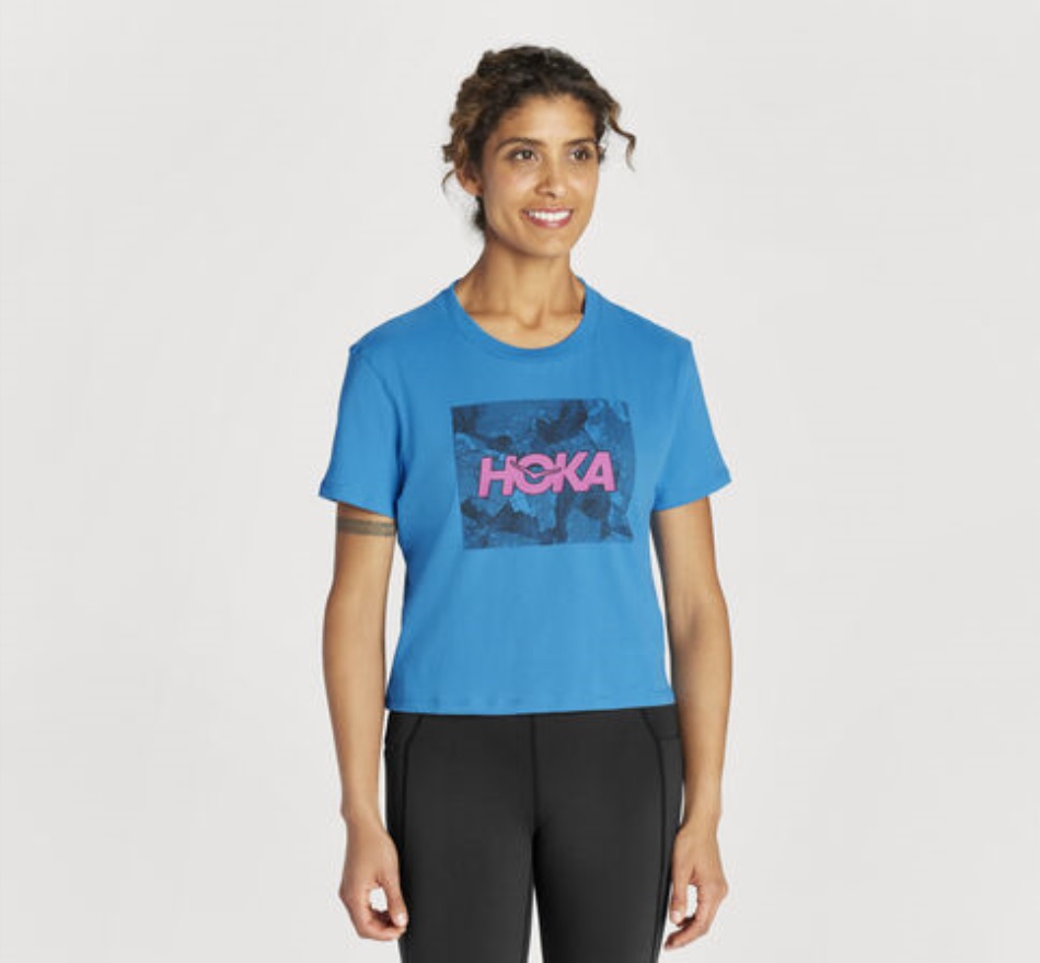 All-Day Tee Hoka Ibiza Blue