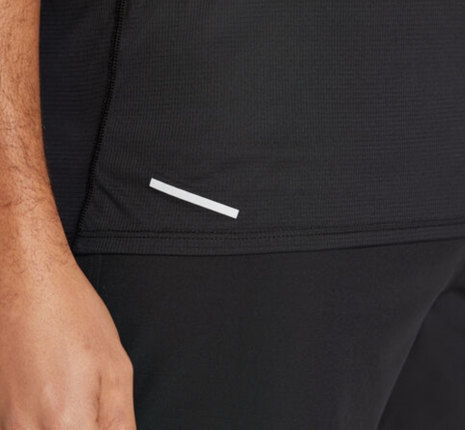 Hoka Glide Short Sleeve Black White Ironman Red 