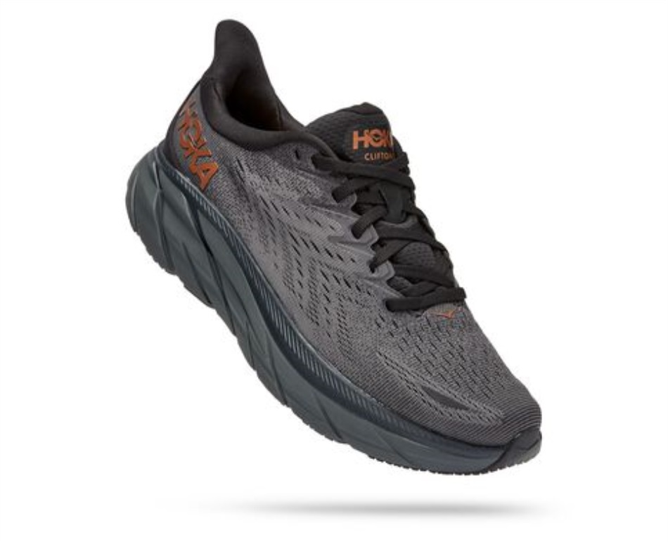 Clifton 8 Hoka Anthracite Copper