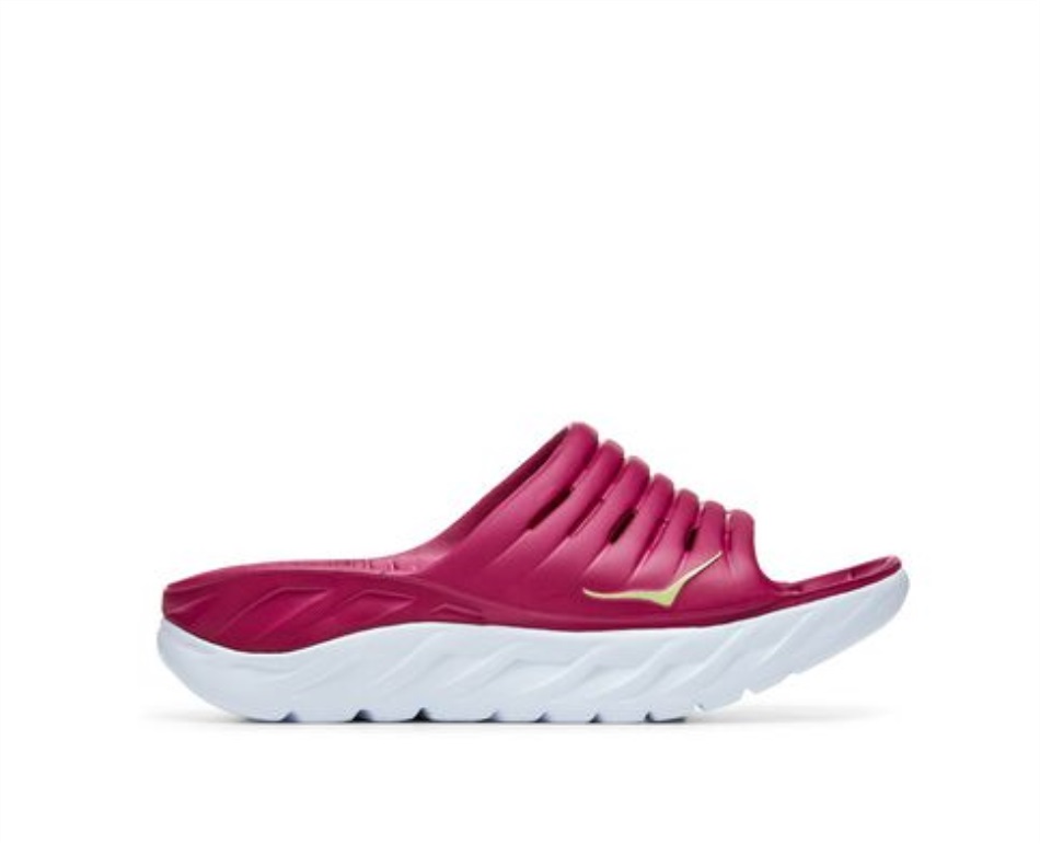 ORA Recovery Slide Hoka Festival Fuchsia Butterfly