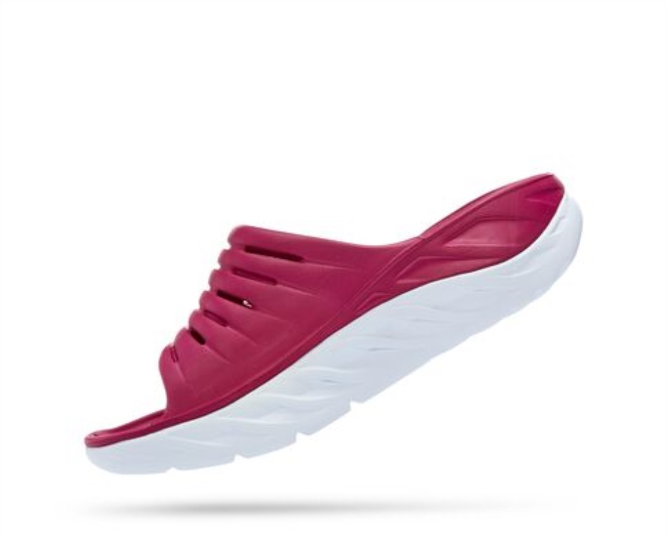 ORA Recovery Slide Hoka Festival Fuchsia Butterfly