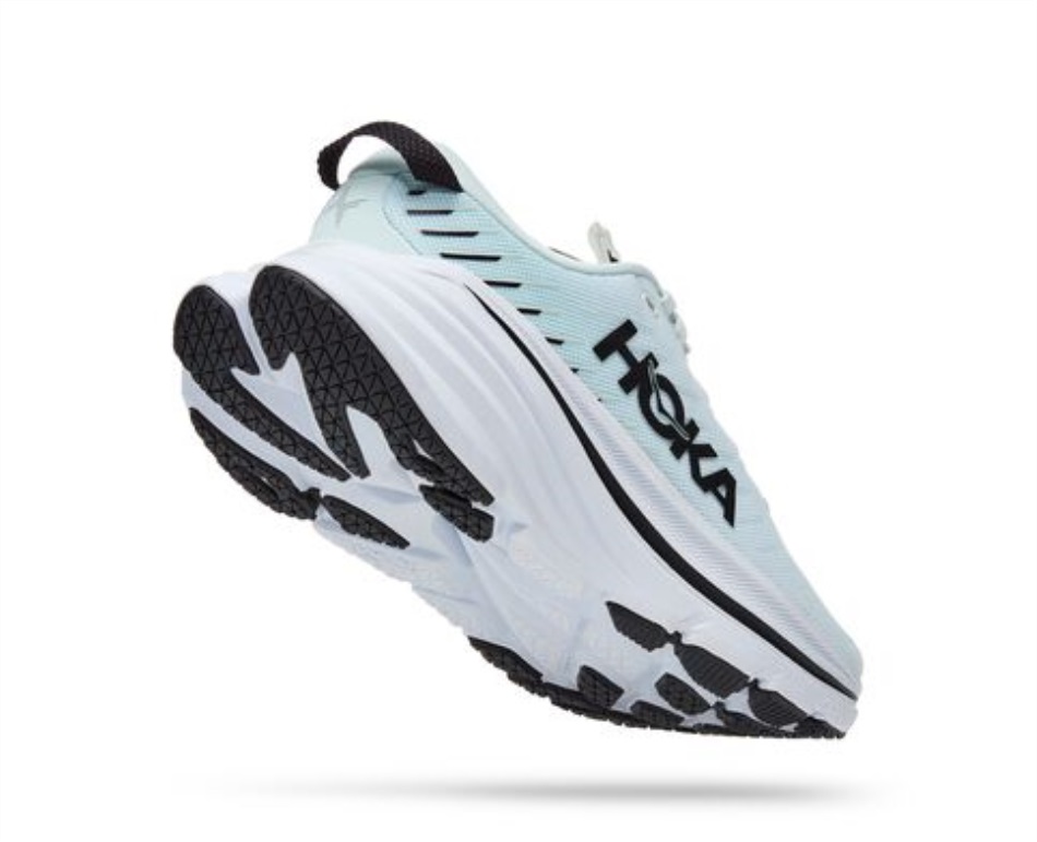 Hoka Bondi X Blue Glass Billowing Sail