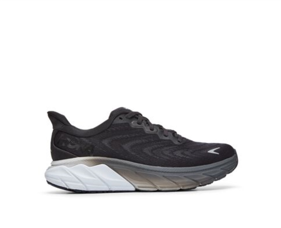 Arahi 6 Hoka Black White