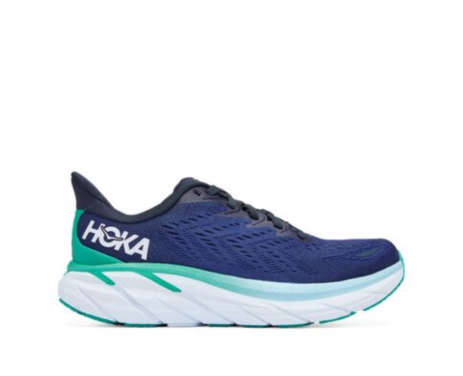 Hoka Clifton 8 Outer Space Bellwether Blue
