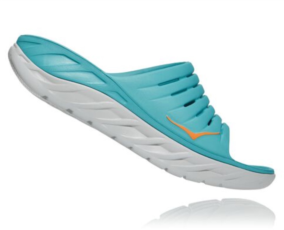 ORA Recovery Slide Hoka Aquarelle Blazing Orange