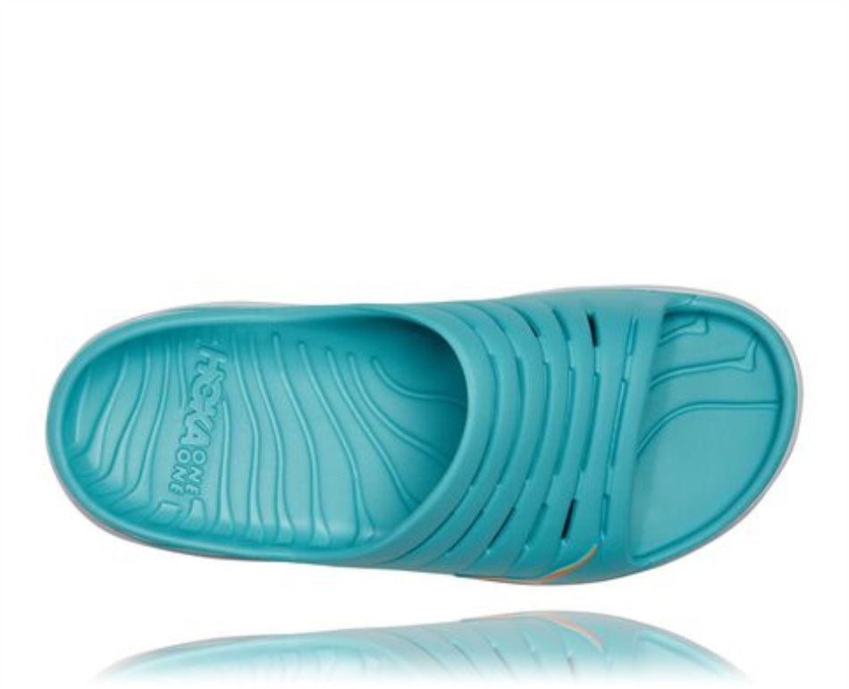 ORA Recovery Slide Hoka Aquarelle Blazing Orange