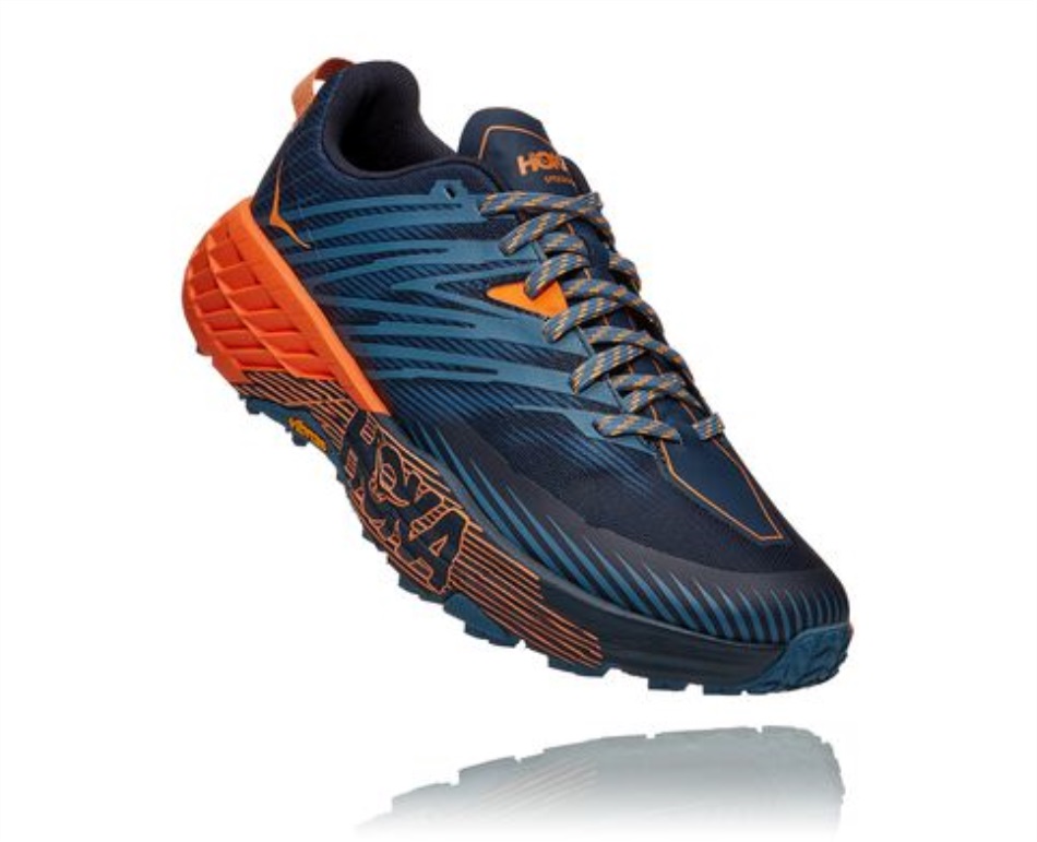 Speedgoat 4 Hoka Real Teal Persimmon Orange