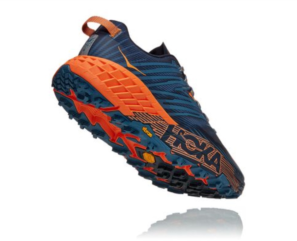 Speedgoat 4 Hoka Real Teal Persimmon Orange