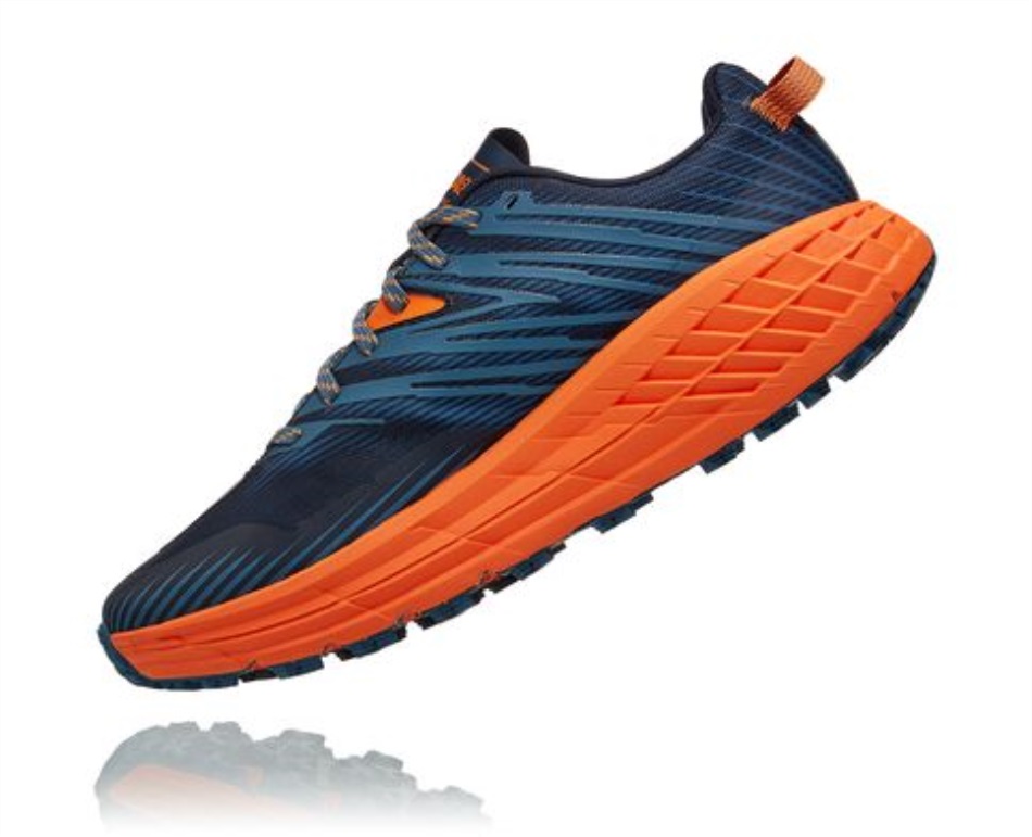 Speedgoat 4 Hoka Real Teal Persimmon Orange
