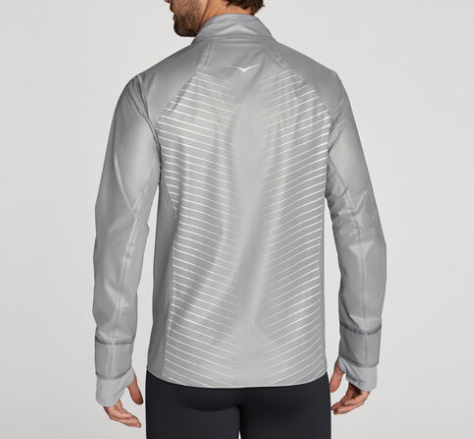 Hoka Performance Shield Jacket Lunar Rock
