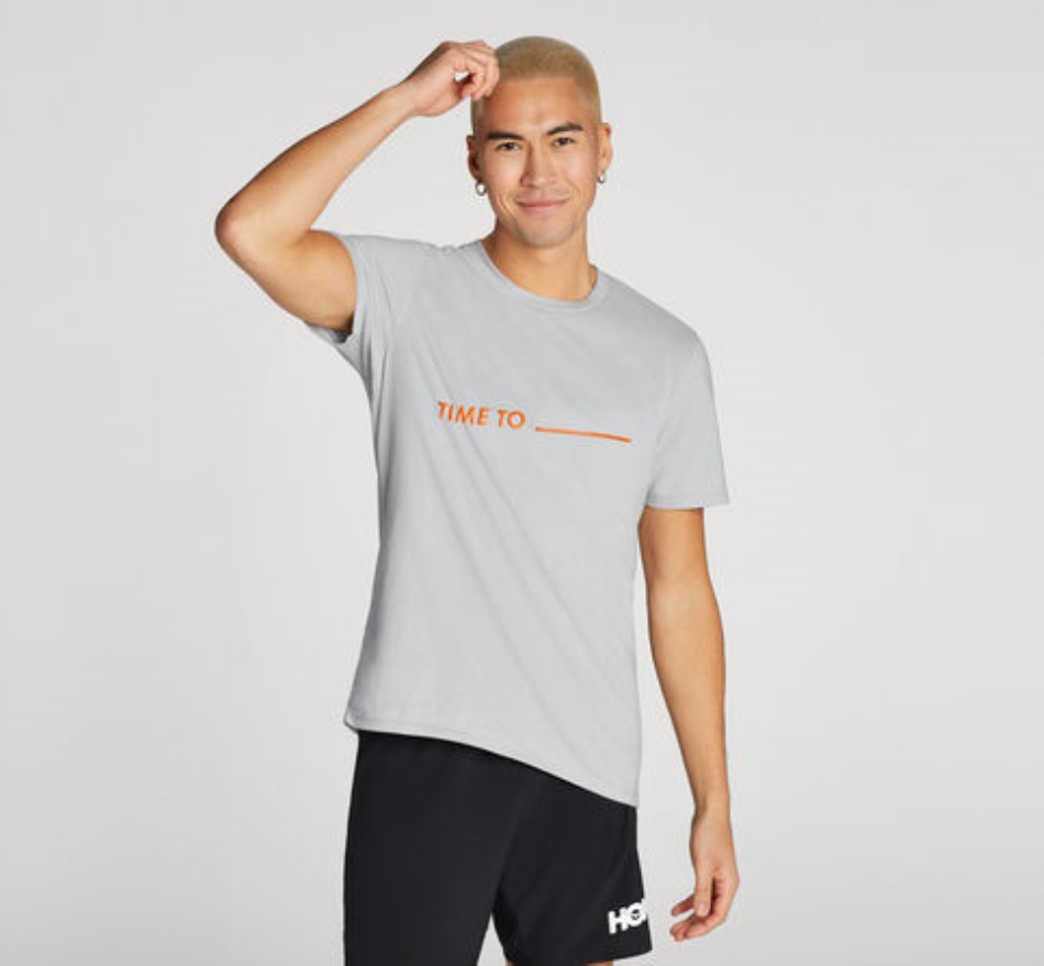 Hoka All-Day Tee Harbor Mist