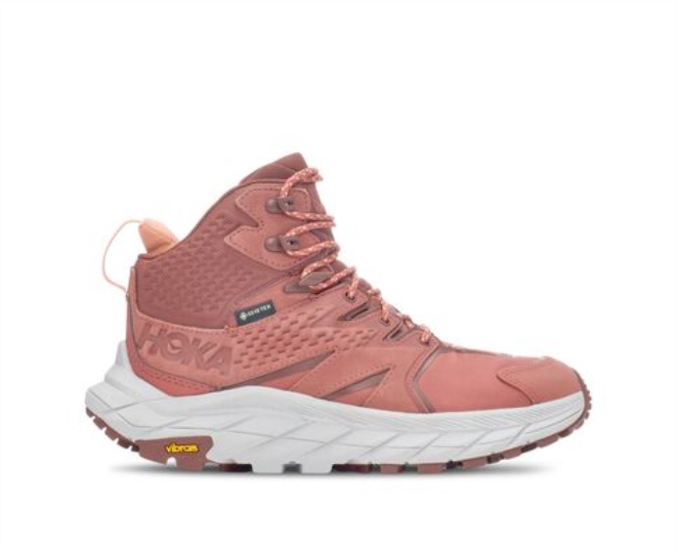 Hoka Anacapa Mid GTX Hot Sauce Cherry Mahogany