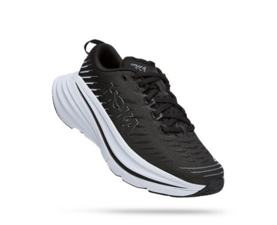 Bondi X Hoka Black White