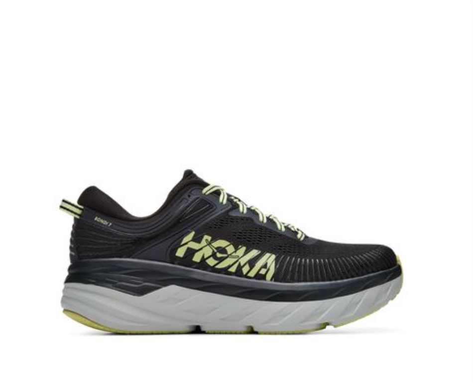 Hoka Bondi 7 Blue Graphite Butterfly