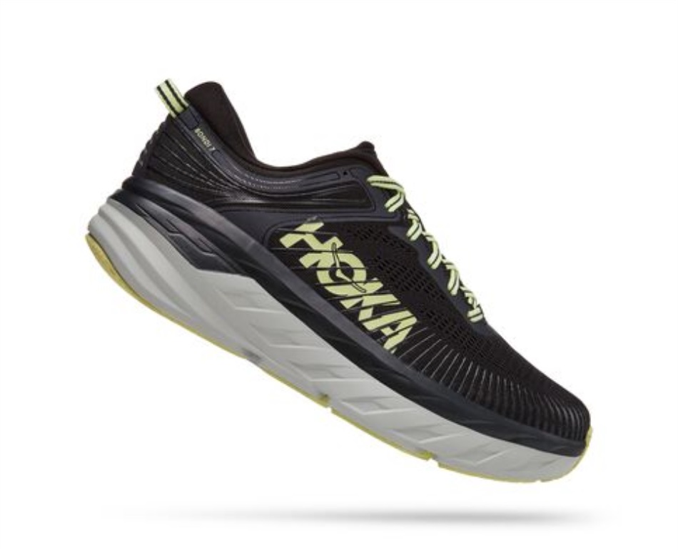 Hoka Bondi 7 Blue Graphite Butterfly
