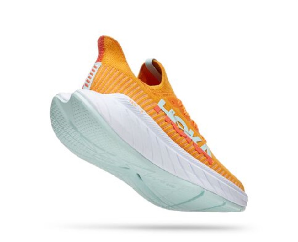 Carbon X 3 Hoka Radiant Yellow Camellia