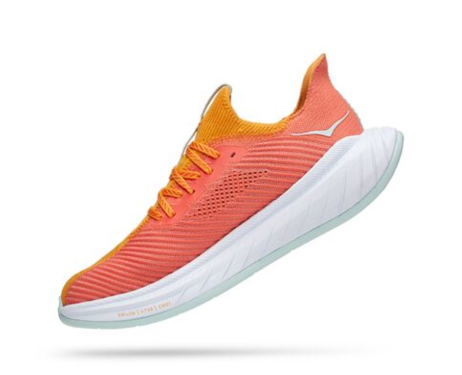 Carbon X 3 Hoka Radiant Yellow Camellia