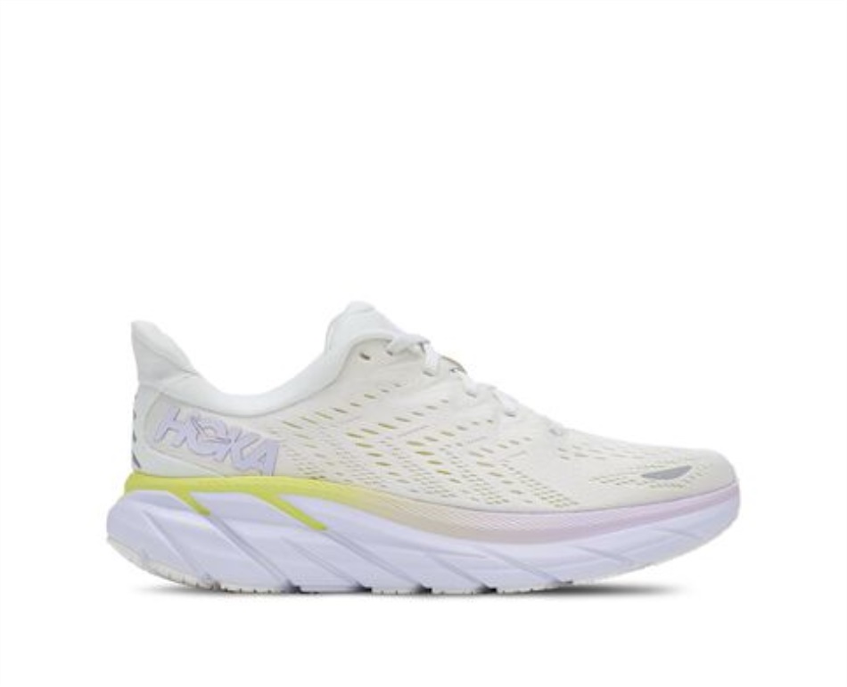 Hoka Clifton 8 Blanc De Blanc Bright White