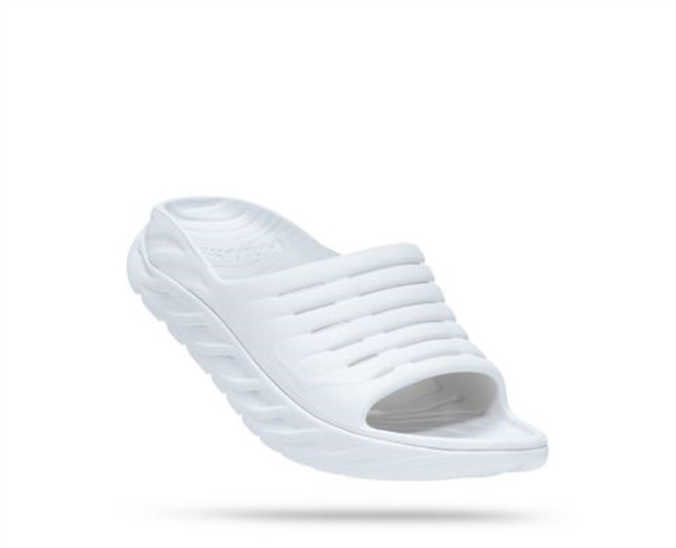 Hoka Ora Recovery Slide White