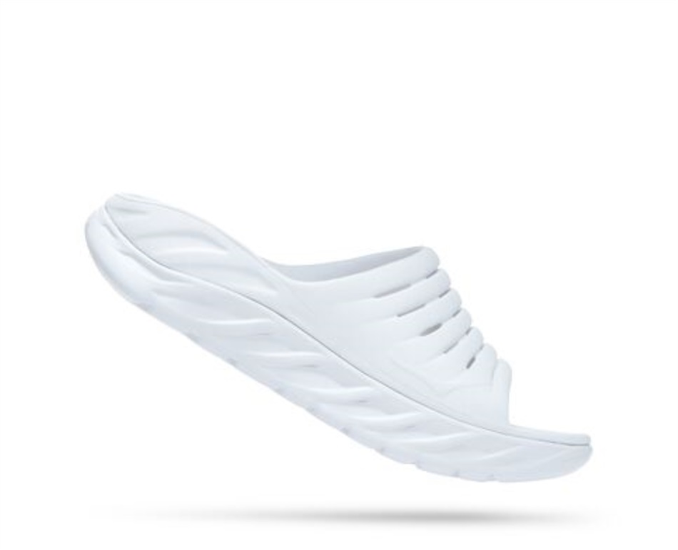 Hoka Ora Recovery Slide White