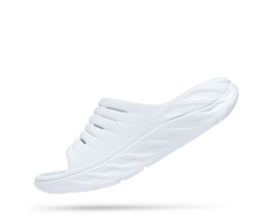 Hoka Ora Recovery Slide White