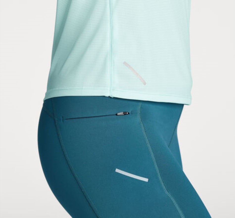 Glide Short Sleeve Hoka Blue Glass