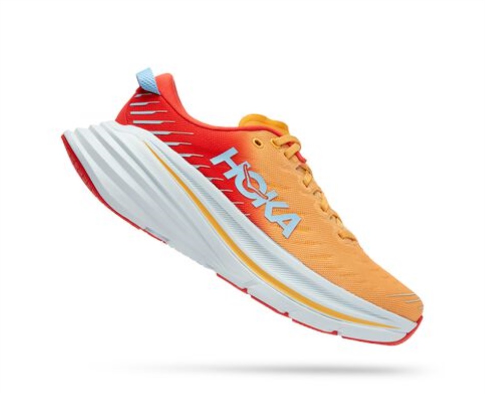 Bondi X Hoka Fiesta Amber Yellow