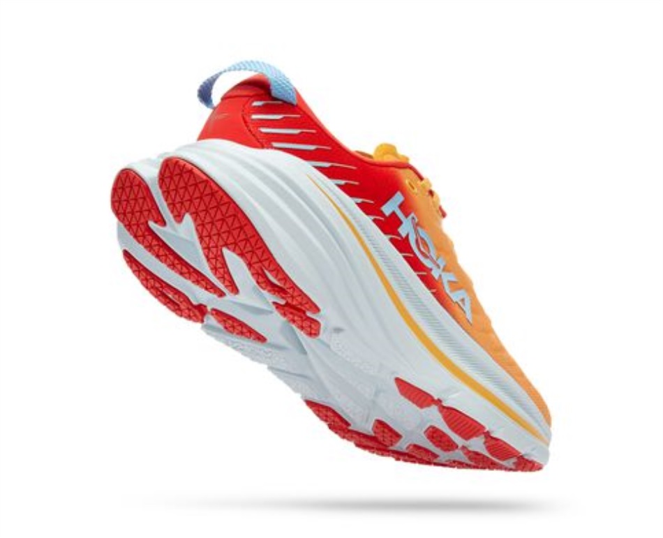 Bondi X Hoka Fiesta Amber Yellow